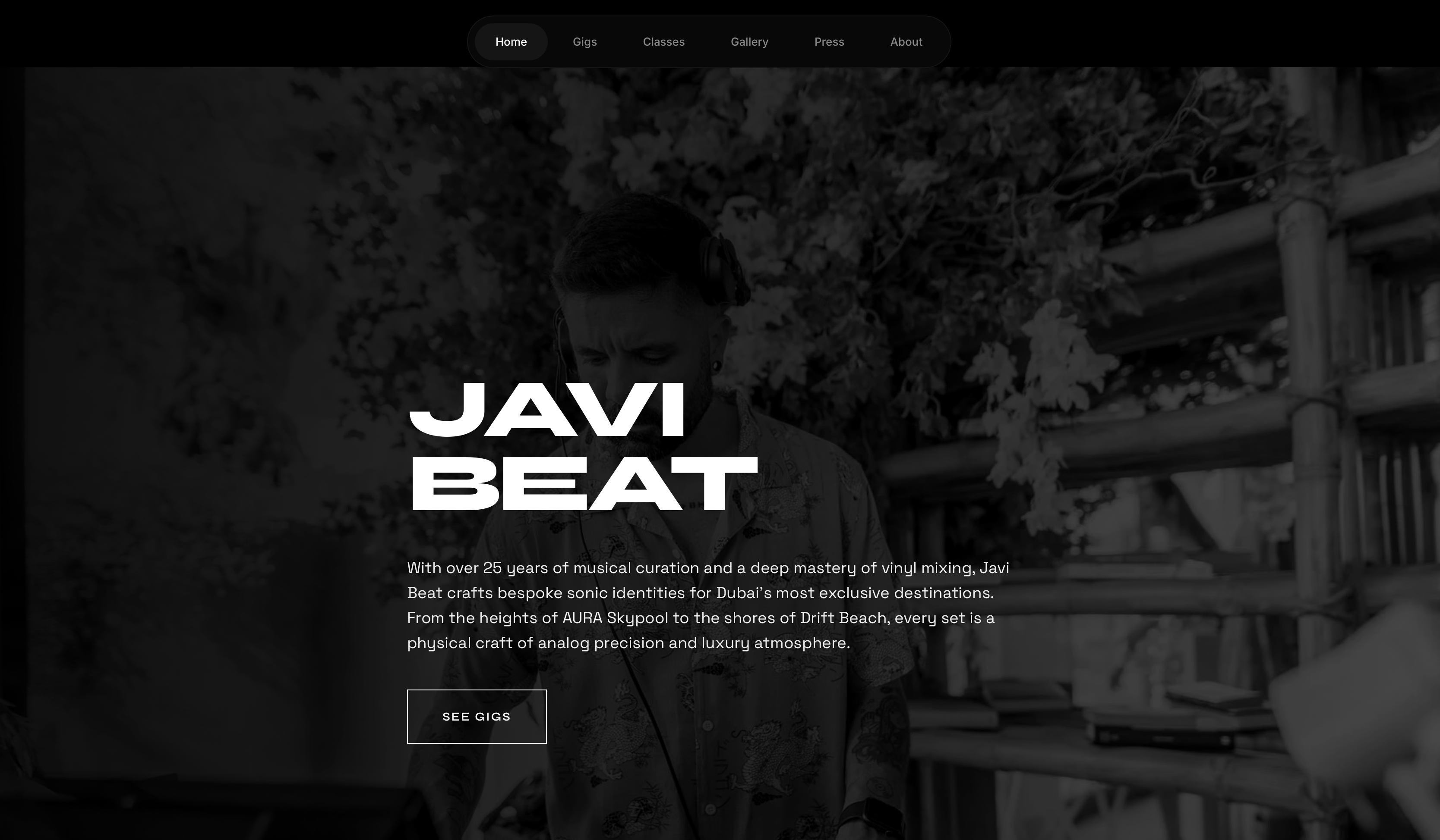 Javi Beat Personal Site