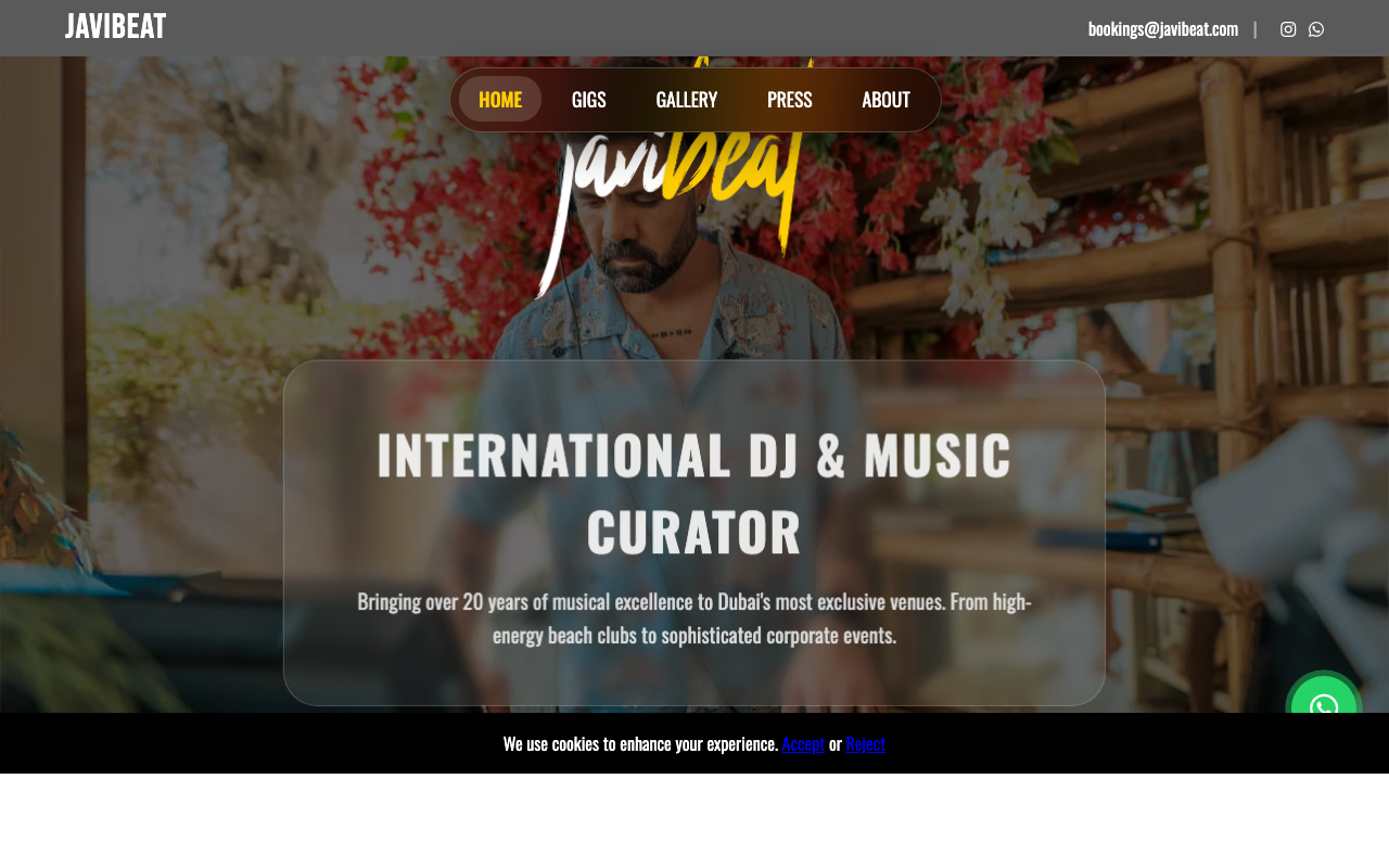 Javi Beat - DJ Dubai Website